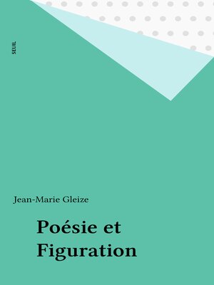 cover image of Poésie et Figuration